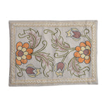 Floral Cotton Rectangular Table Placemat (Multicolor)