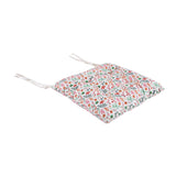 Floral Soft 16" x 16" Square Chair Pad (Multicolor)