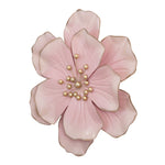 Two Layer Flower Iron Wall Decor (Pink)