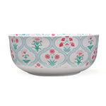 Floral 1500 ml Stoneware Serving Bowl (Green)