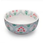 Floral 620 ml Stoneware Serving Bowl (Green)