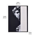 Man Hiding Wall Decor (Black & White)