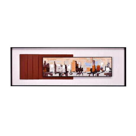 Cityscape Wall Decor (Brown)