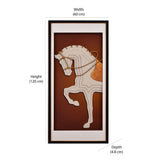 Horse On One Leg Wall Decor (Brown)