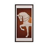 Horse On One Leg Wall Decor (Brown)