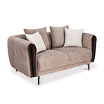 Canyon 2 Seater Fabric Sofa (Light Grey)