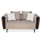 Canyon 2 Seater Fabric Sofa (Light Grey)