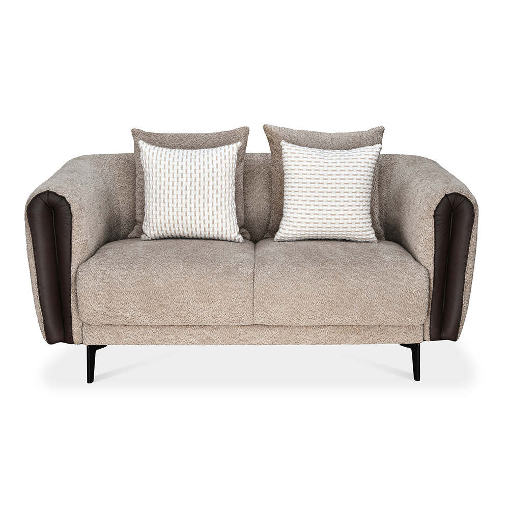 Canyon 2 Seater Fabric Sofa (Light Grey)