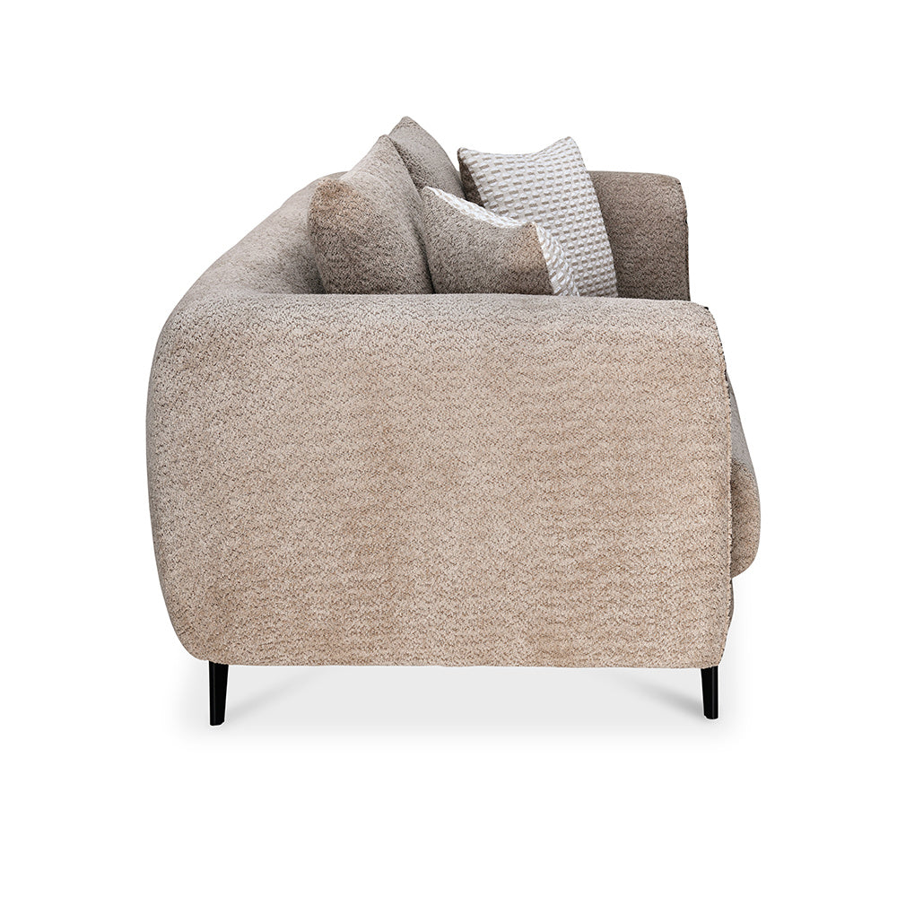 Canyon 2 Seater Fabric Sofa (Light Grey)