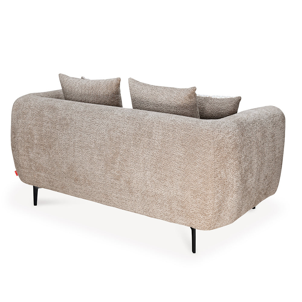 Canyon 2 Seater Fabric Sofa (Light Grey)