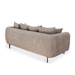 Canyon 3 Seater Fabric Sofa (Light Grey)