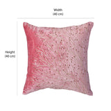 Twigs Embroidered 16" x 16" Cushion Cover (Pink)