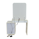 Phoenix Dresser with LED Mirror and Wireless Charging Station (Beige)