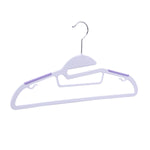 Plastic Cloth Hanger Set of 10 (Lavender)