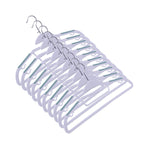 Plastic Cloth Hanger Set of 10 (Mint Blue)