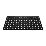 Abstract Rubber 18' x 30' Door Mat (Black)