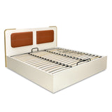 Phoenix King Bed with Hydraulic Storage (Beige)