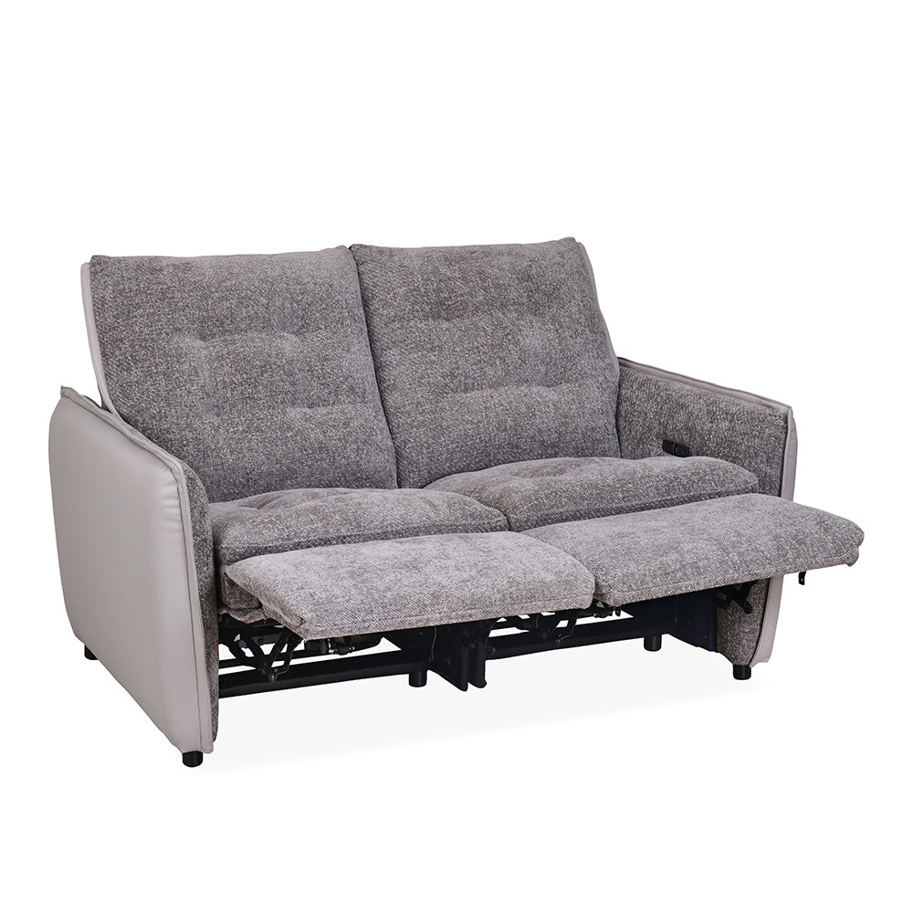 Tyler 2 Seater Electric Recliner (Grey)