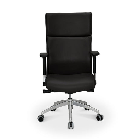 Nilkamal Command High Back Leatherette Office Chair (Black)