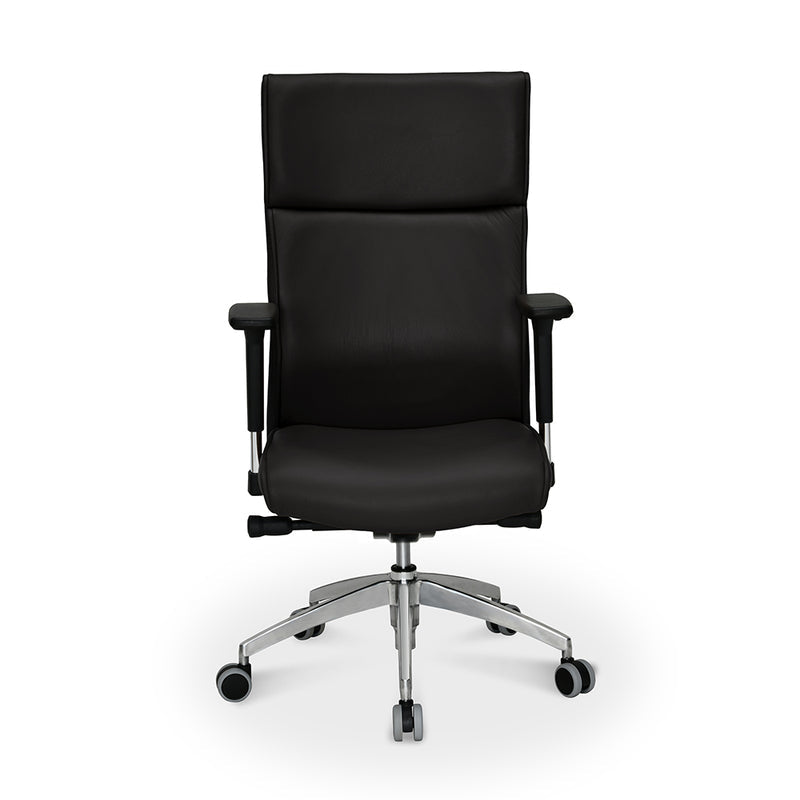 Command High Back Leatherette Office Chair (Black)