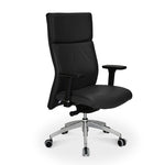 Command High Back Leatherette Office Chair (Black)