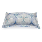 Abstract Microfiber 17" x 27" Pillow Covers Set of 2 (Blue)