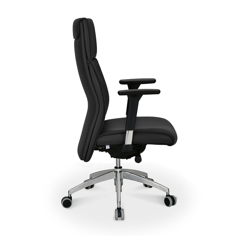 Command High Back Leatherette Office Chair (Black)