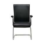 Command Mid Back Leatherette Visitor Chair (Black)