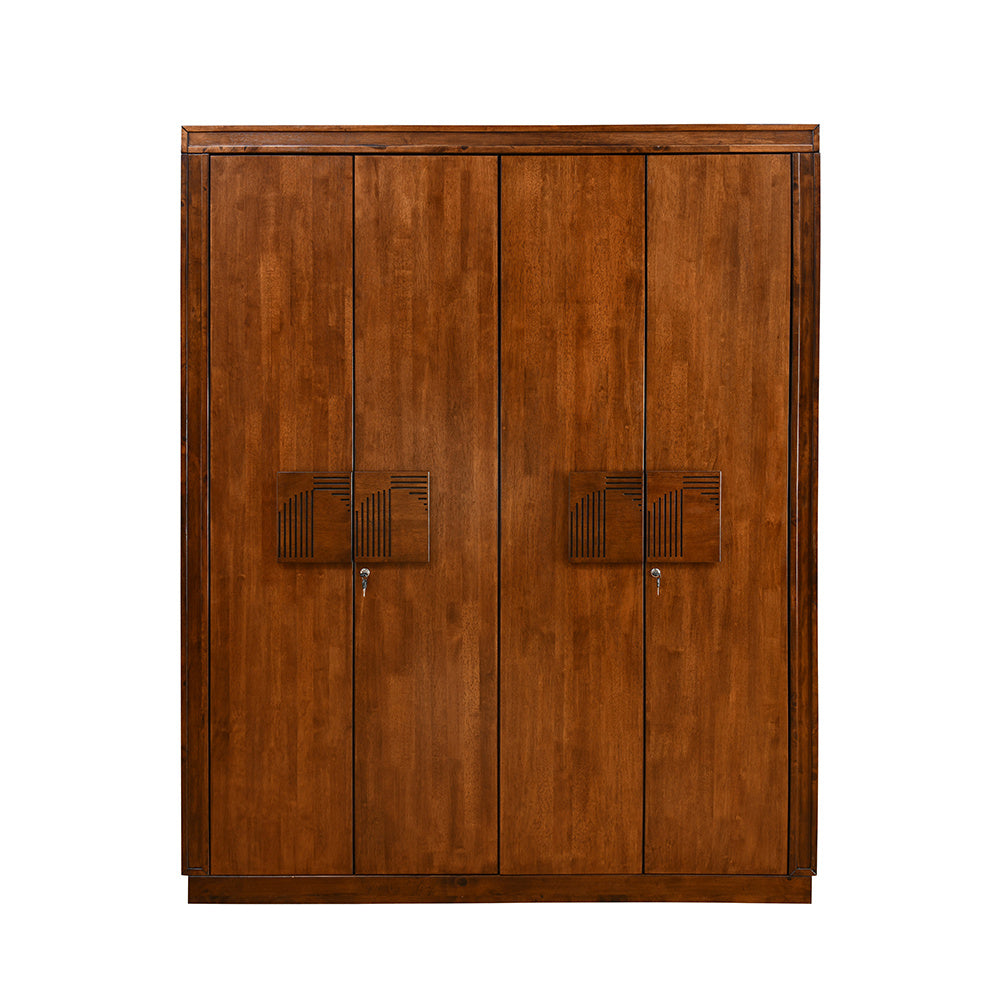 Albury 4 Door Wardrobe (Antique Cherry)