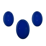 3D Leaves Wall Decor Plates Set of 3 (Blue)