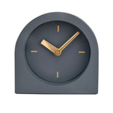 Round with Arch Shape Wooden MDF Table Clock (Grey)