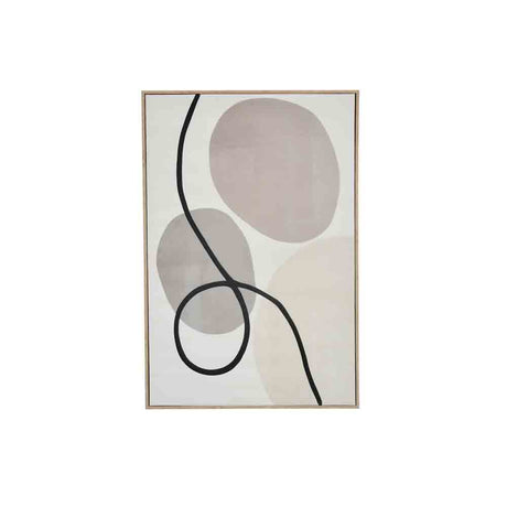 Abstract Decorative Wall Painting (Beige & Cream)