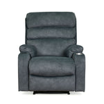 Ease Massage Chair with Manual Recliner (Blue)