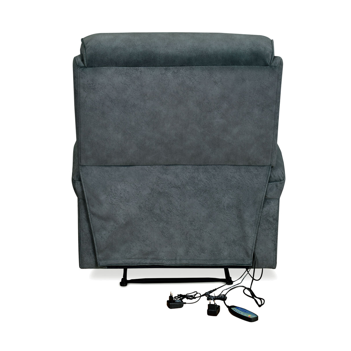 Ease Massage Chair with Manual Recliner (Blue)