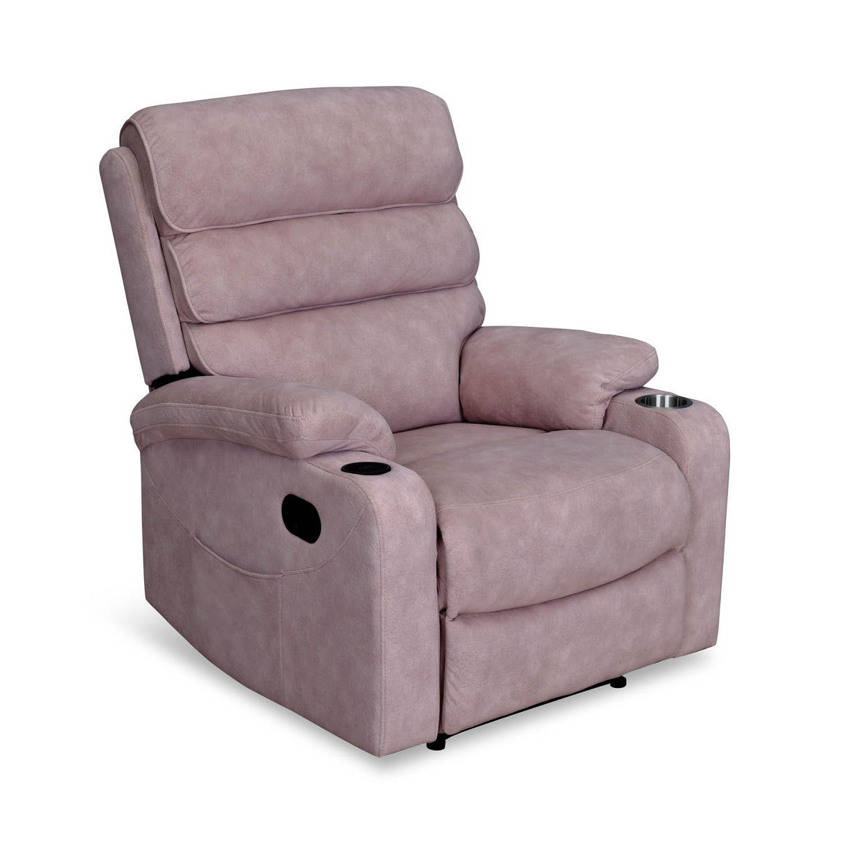 Ease Massage Chair with Manual Recliner (Mauve)