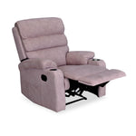 Ease Massage Chair with Manual Recliner (Mauve)