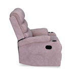 Ease Massage Chair with Manual Recliner (Mauve)