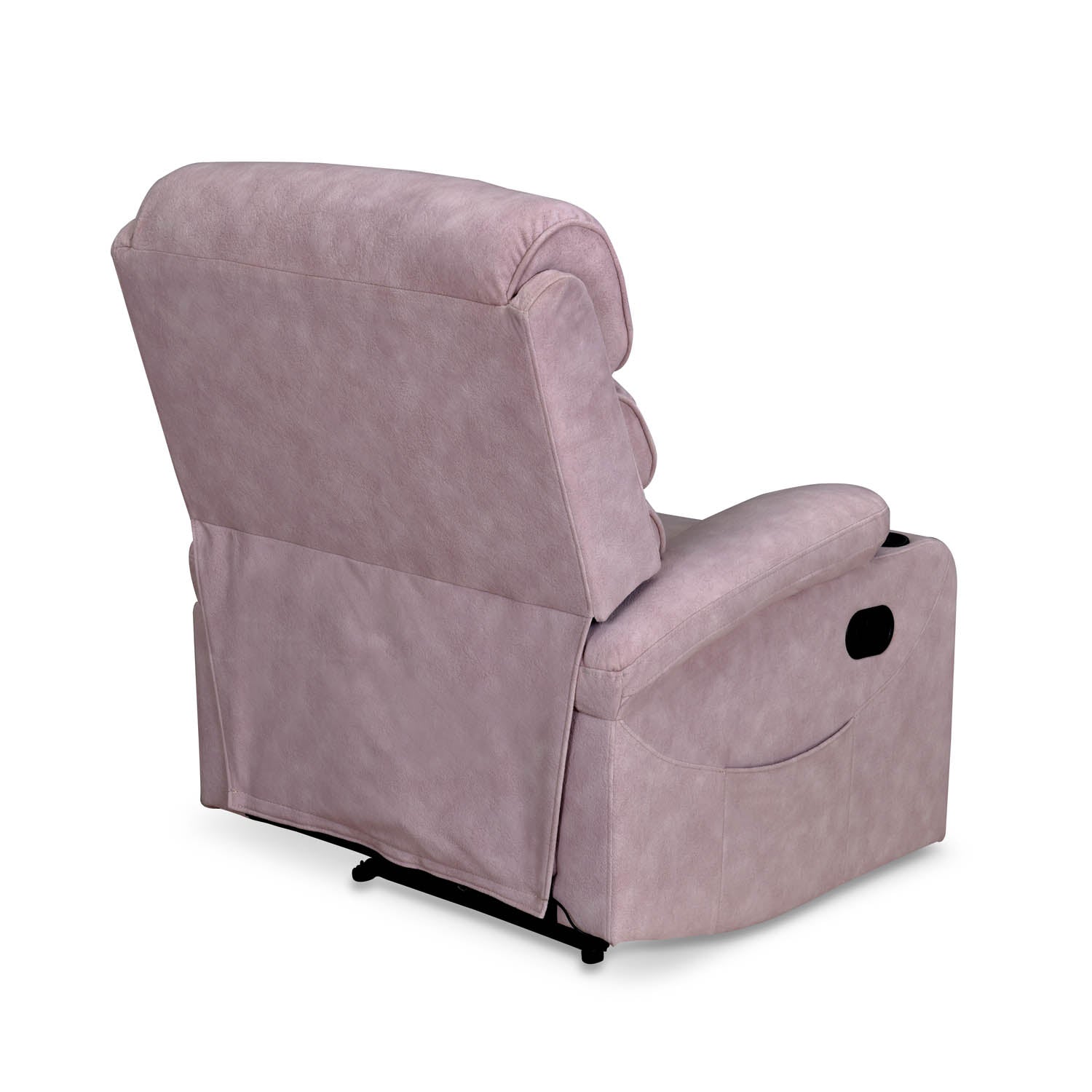 Ease Massage Chair with Manual Recliner (Mauve)