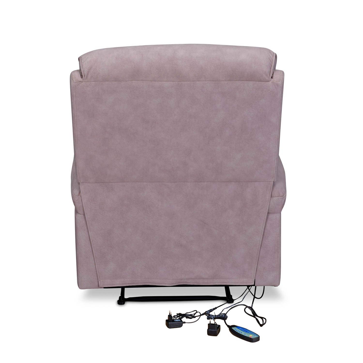 Ease Massage Chair with Manual Recliner (Mauve)