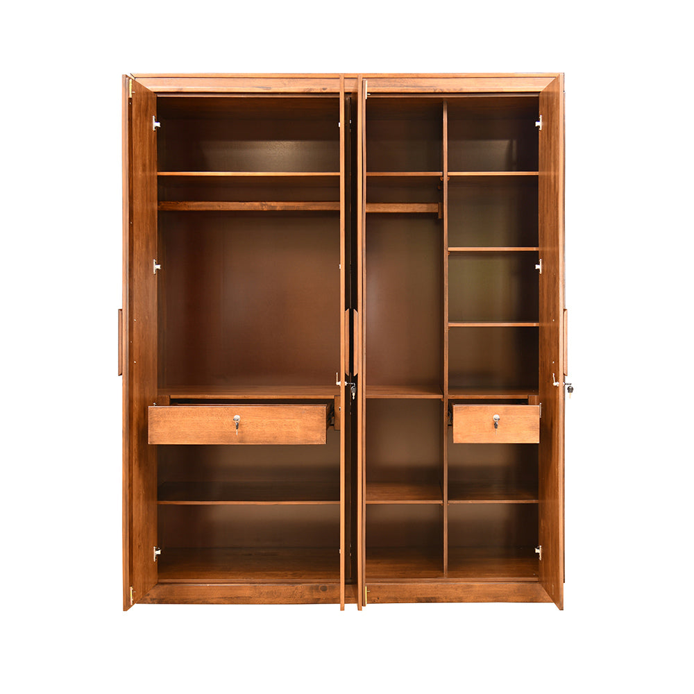 Albury 4 Door Wardrobe (Antique Cherry)