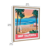 Ocean Beach California Canvas Wall Painting (Multicolor)