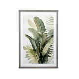 Banana Leaf Canvas Wall Painting (Green)