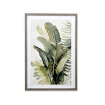 Banana Leaf Canvas Wall Painting (Green)