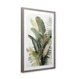 Banana Leaf Canvas Wall Painting (Green)