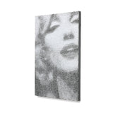 Marilyn Monroe Canvas Wall Painting (Grey & White)