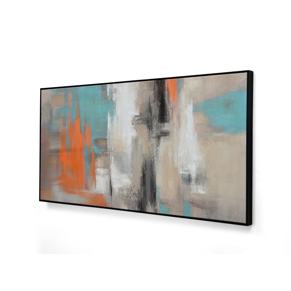 Abstract Canvas Wall Painting (Multicolor)