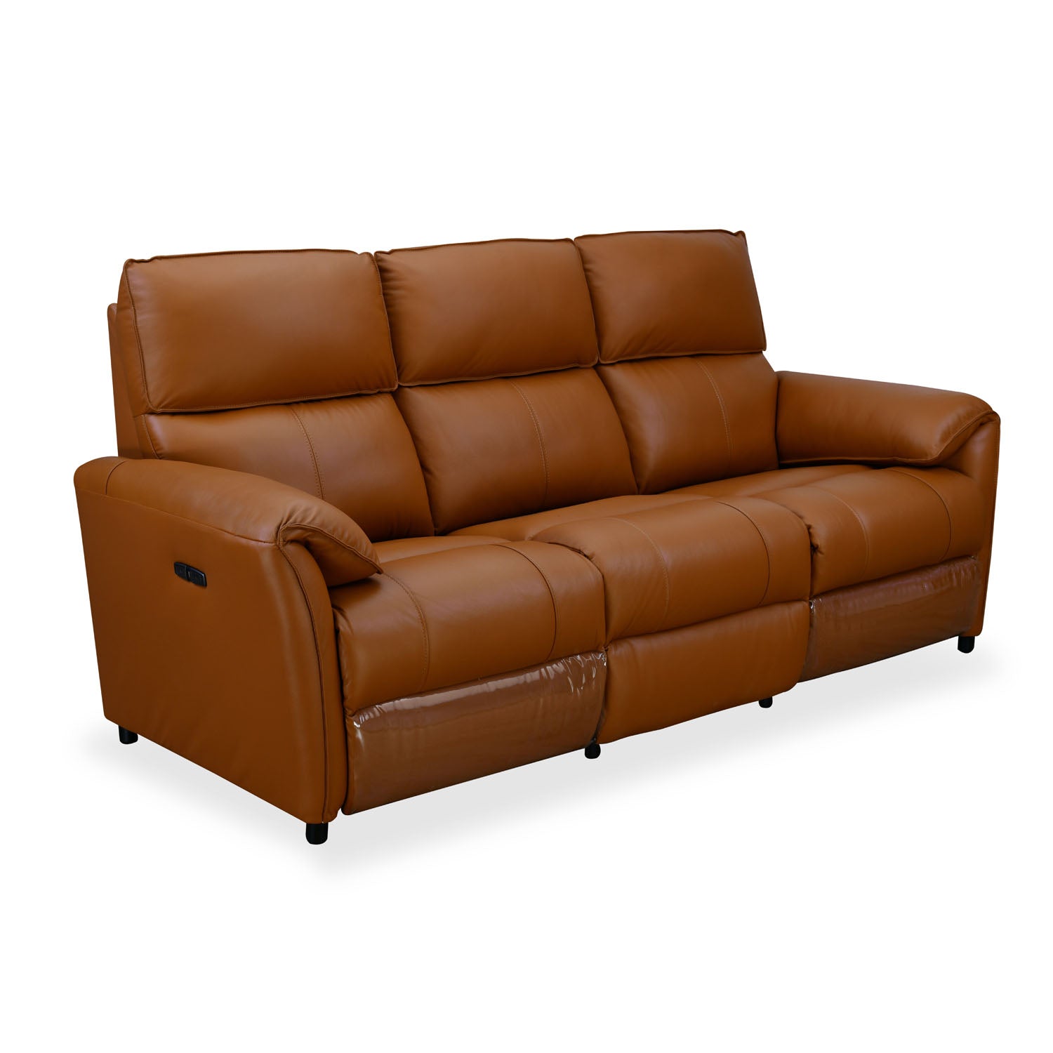 Wingston 3 Seater Electric Recliner (Tan)