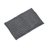 Rectangular Polyester 16" x 24" Bath Mat (Grey)