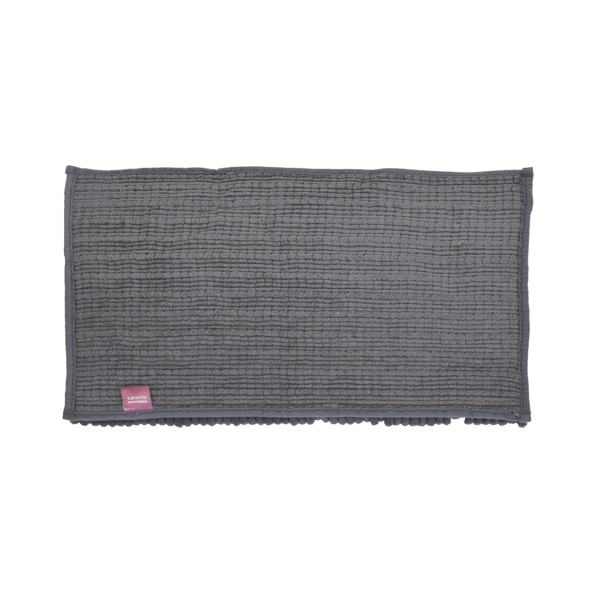 Rectangular Polyester 16" x 24" Bath Mat (Grey)