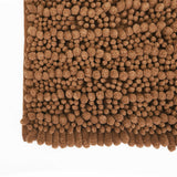 Rectangular Polyester 16" x 24" Bath Mat (Brown)